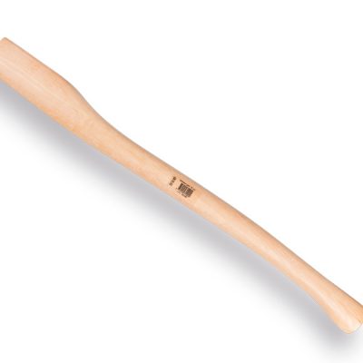 Bijlsteel HICKORY gebogen 75cm, voor bijl 1600gr. kop 62x28mm