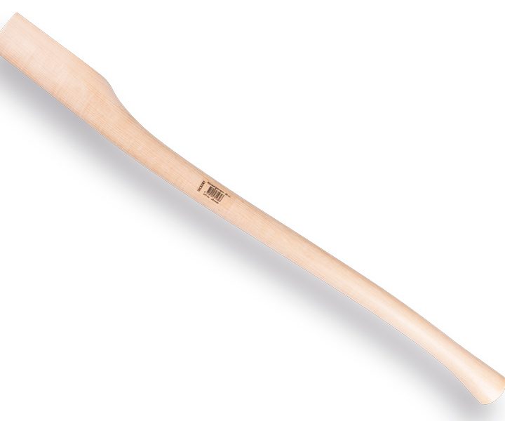 Bijlsteel HICKORY gebogen 90cm, voor bijl 2000gr. kop 65x30mm