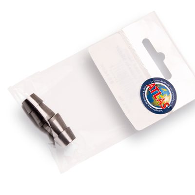 Metalen wig ATLAS rond 12mm, verpakt per 2 stuks