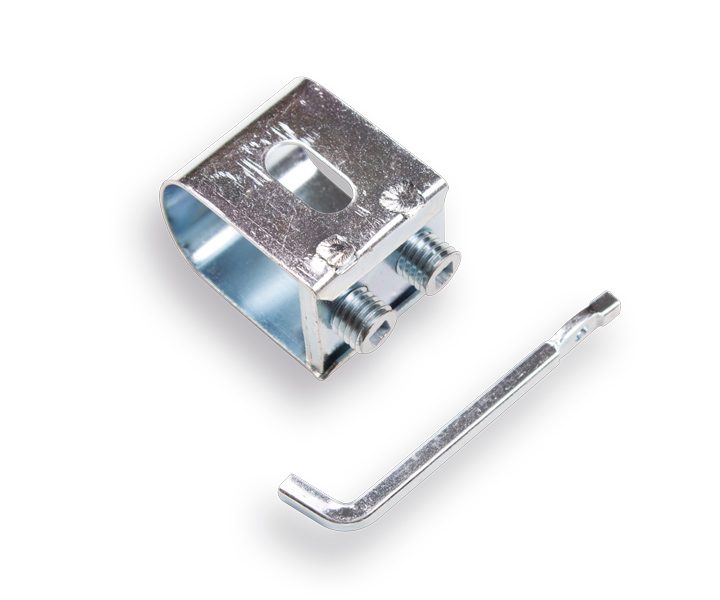 Zeisring groot 40x35mm, voor sloothaaksteel, met sleutel