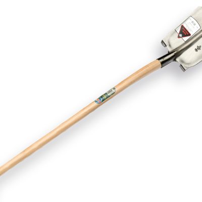 Steekbats RUHR BRILLANT 1/4 000 gepolijst, met schopsteel 100cm, gebogen