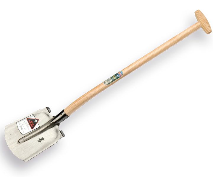 Steekbats RUHR BRILLANT 1/4 000 met opstap, met ATLAS schopsteel 110cm