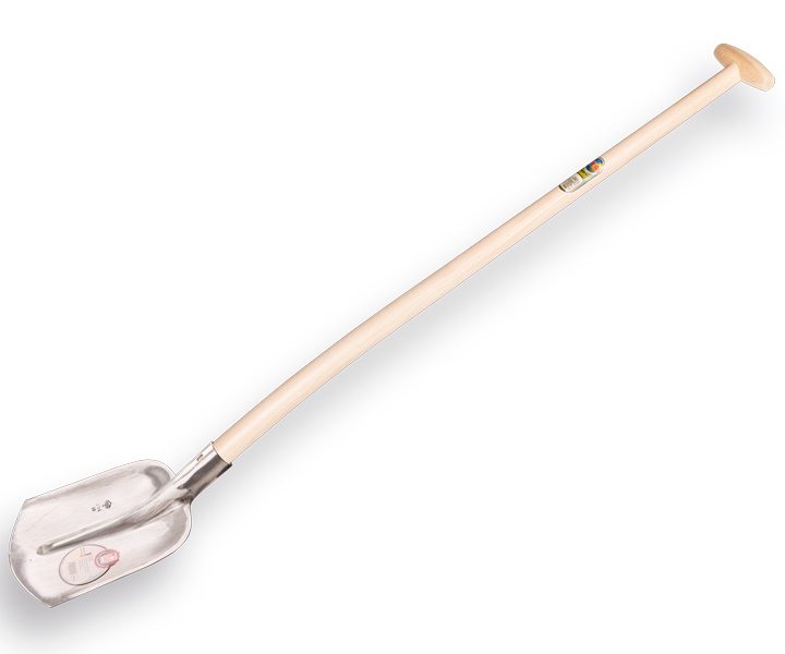 Steekbats ABC 1/4 000 gepolijst, met ATLAS schopsteel 110cm