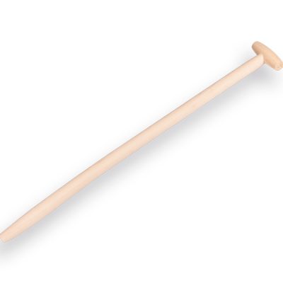 Schopsteel Import 90cm essen, gebogen, gewaxt