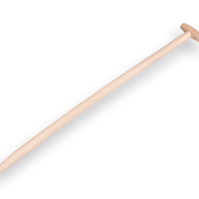 Schopsteel Import 100cm essen, gebogen, gewaxt