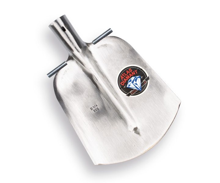 Steekbats ATLAS DIAMANT 1/4 000, gehard, blank gepolijst met ronde opstap
