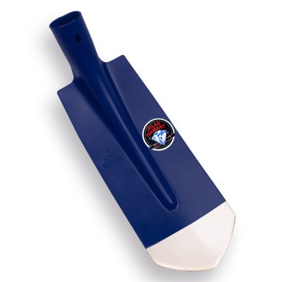 Kabelschop ATLAS DIAMANT 11.5cm 3/4 blauw, onderkant spits, gehard en gepolijst, zonder steel