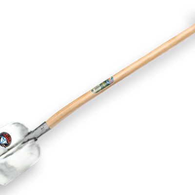 Schepbats ATLAS DIAMANT 3/4 0, blank gepolijst met ATLAS schopsteel 110cm, gebogen