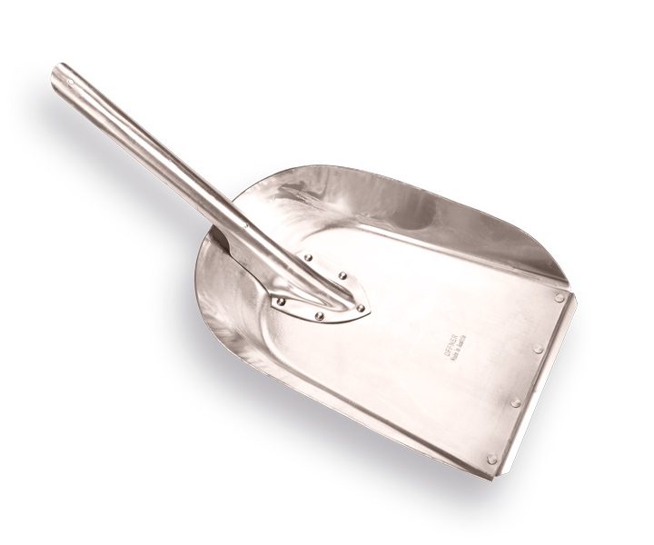 Stalschop OFFNER aluminium met strip, zonder steel