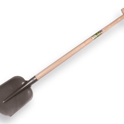 Steekbats ATLAS 1/4 00, grijs gelakt met ATLAS schopsteel 100cm, gebogen
