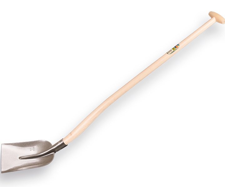 Betonschop 1/2 0,grijs gelakt met ATLAS Blijham dubbel gebogen 110cm
