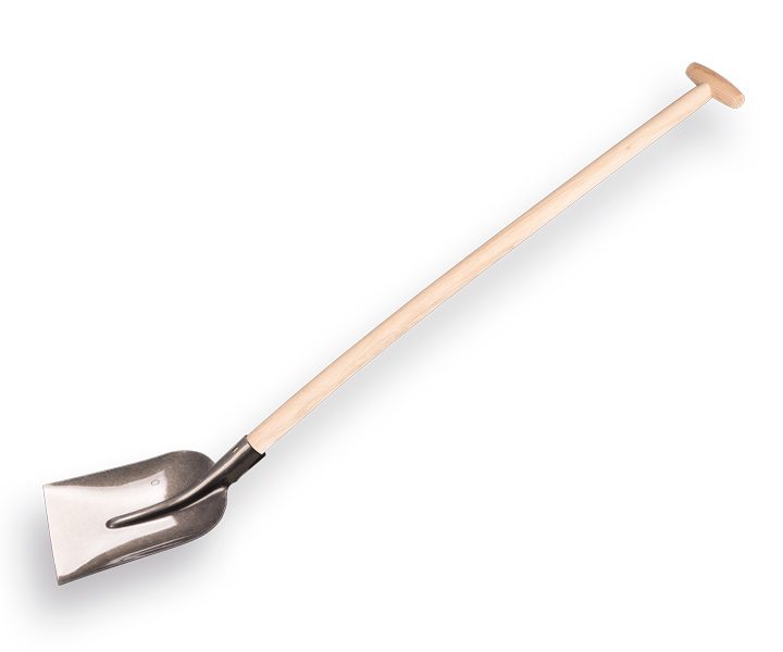 Betonschop ACTIE 1/2 0, met essen PE Import schopsteel 110cm