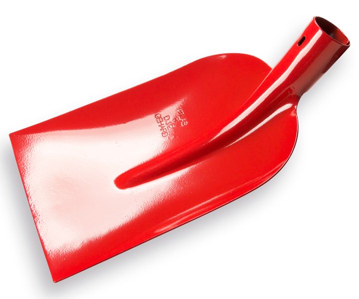 Betonschop ATLAS 1/2 0 rood gelakt, gehard