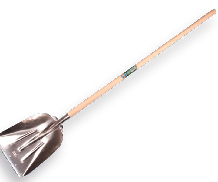 Graanschop OFFNER aluminium met strip en Atlas batsesteel 130cm