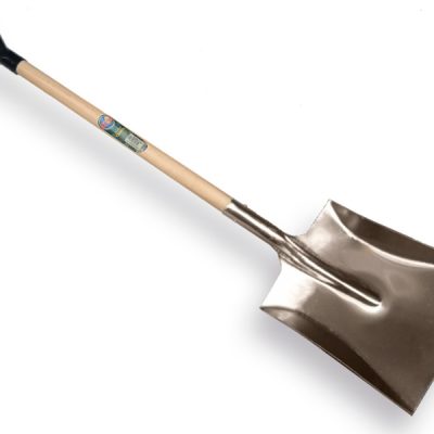 Ballastschop aluminium STR nr. 6, zonder strip, blad 34,5x30cm, met 90cm HKD-steel