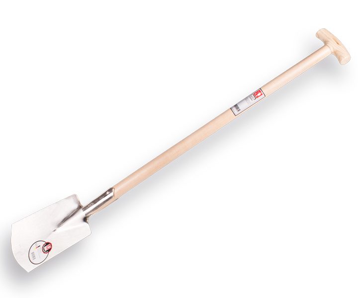 Spade IDEAL type Löwe nr.2, gepolijst, met T-steel 95cm