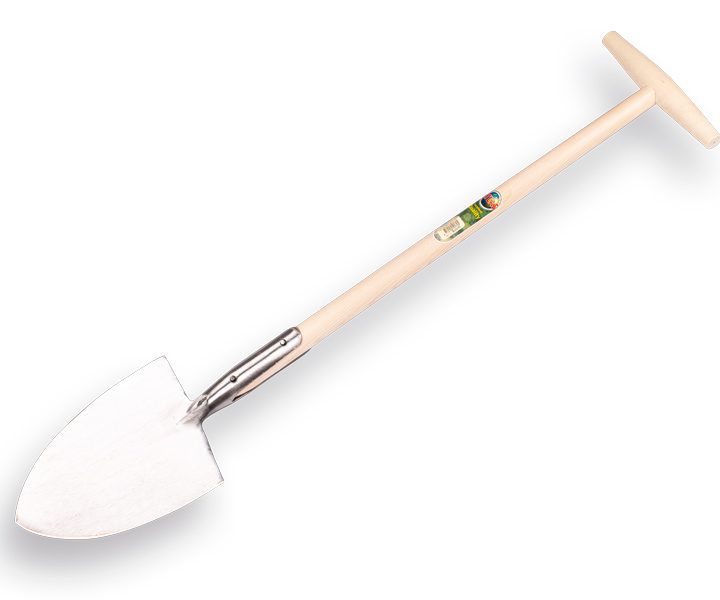 Boskoopse spade gesmeed met ATLAS steel 80cm en 25cm brede hilt