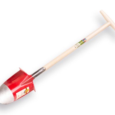 Rondsteek spade ATLAS met steel 80cm, met groot hilt 25cm