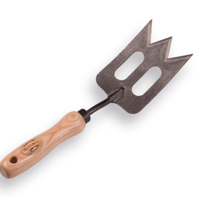 Handspork DE WIT met essen handvat 14cm