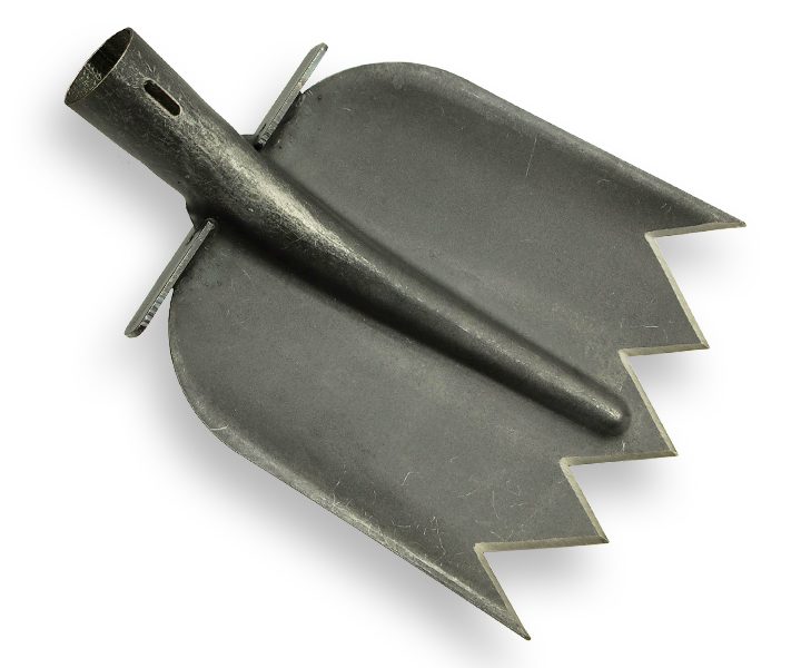 Spats DE WIT met opstapjes, met T-steel 110cm