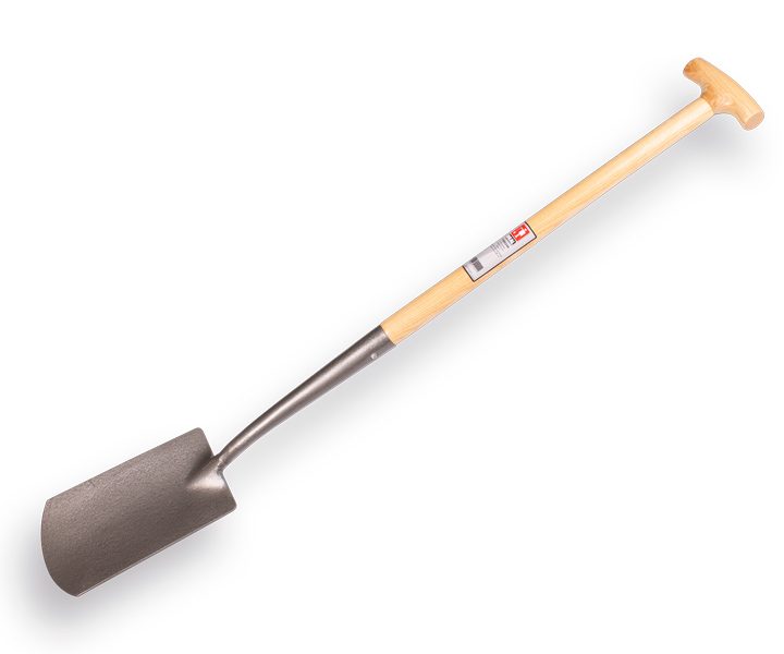 Spade IDEAL Ecco grijs gelakt met T-steel 85cm