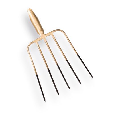 Mestvork OFFNER brons 5 tands, met lipdul