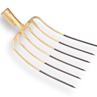 Mestvork OFFNER brons 6 tands, met dul