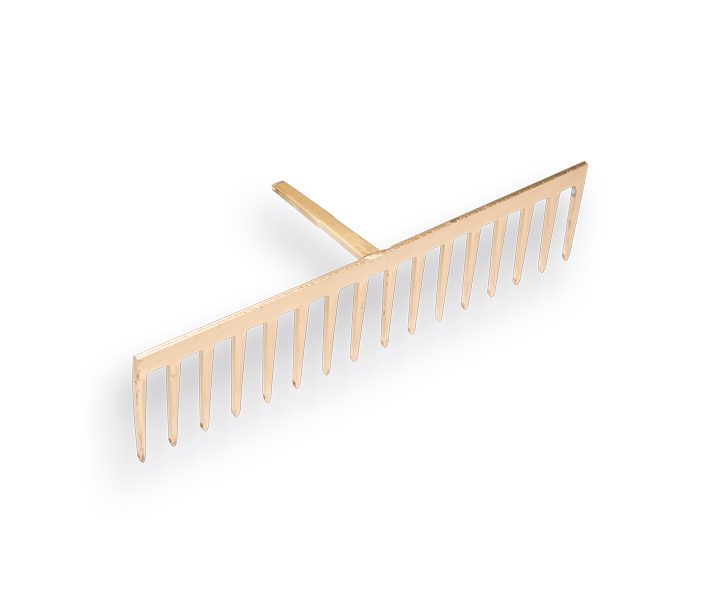 Tuinhark OFFNER 16 tands recht met stift, zonder steel
