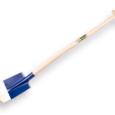 Hobbyspade ATLAS DIAMANT blauw, ronde opstap, schopsteel ATLAS 85cm
