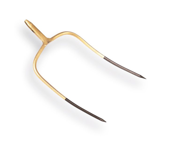 Balenvork – grasvork OFFNER 2 tands, zonder steel