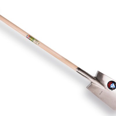 Spade ATLAS DIAMANT gepolijst met opstap, met ATLAS T-steel 95cm