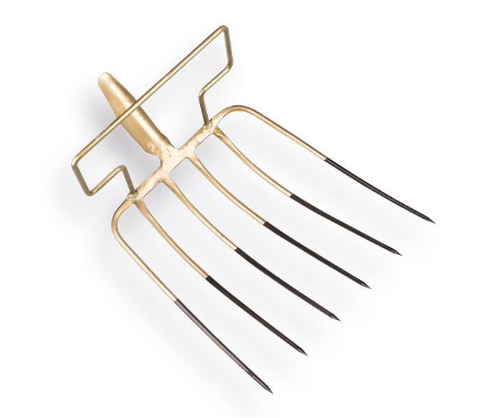 Bladvork OFFNER 6 tands, 36cm breed, met beugel, zonder steel