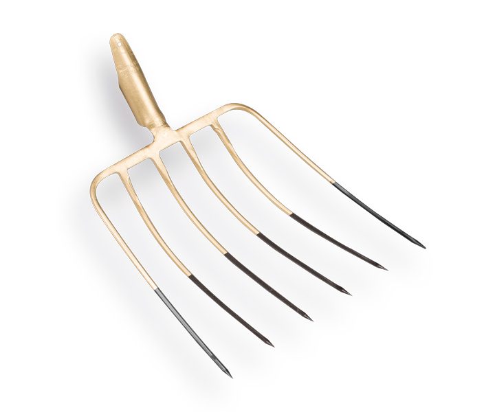 Maisvork OFFNER 6 tands, 36cm breed, met lipdul