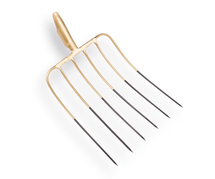 Maisriek – Silovork OFFNER 6 tands 43cm lang, met veerdul