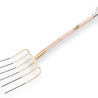 Maisriek - Silovork OFFNER 6 tands 43cm lang, met veerdul en YD-steel 95cm, gebogen