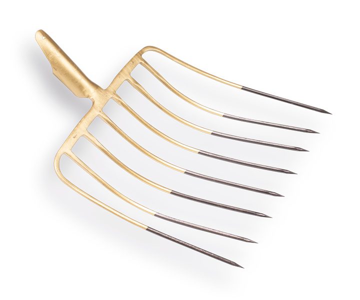 Maisvork OFFNER 8 tands, 36cm breed, met lipdul