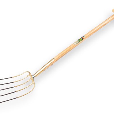 Mestvork OFFNER brons 5 tands, met T-steel 90cm