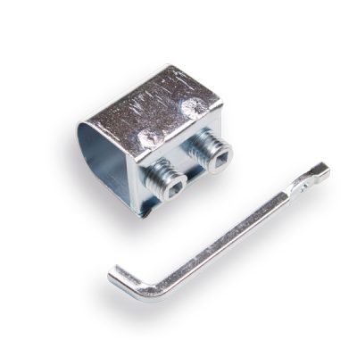Zeisring klein 35x30mm, voor stalen zeisboom, met sleutel