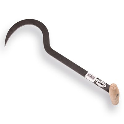 Stropakhaak DE WIT rechts model 38cm, met houten handgreep