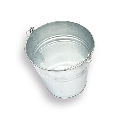 Emmer SOLIDE verzinkt 11 liter, met hengsel ⌀30cm
