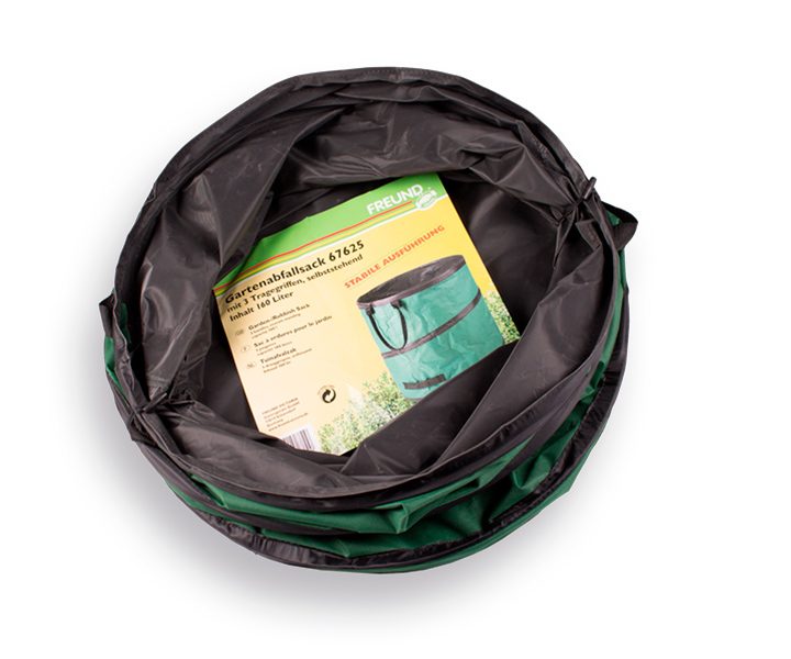 Pop-up tuinafvalzak FREUND – Profi 160L, hoogte 65cm en ⌀55cm