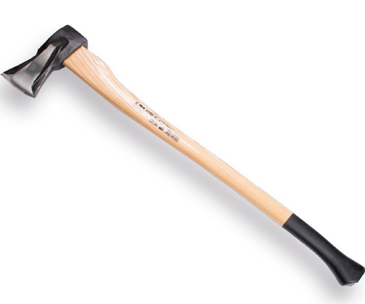 Kloofbijl ADLER professioneel 2kg, met essen steel 80cm en hoes