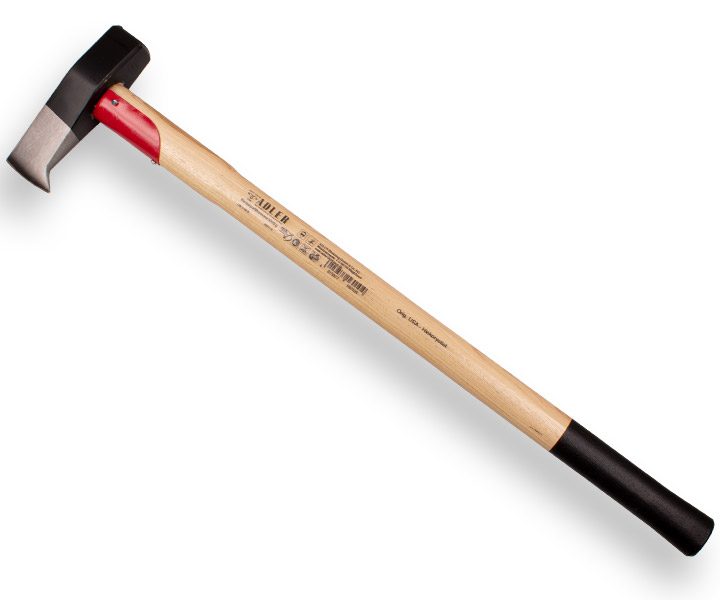 Kloofbijl ADLER 3000gr. met HICKORY steel 90cm en steelbescherming