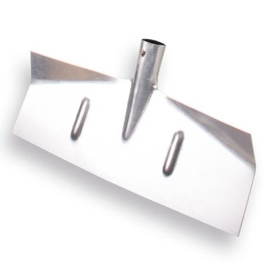 Sneeuwschuiver recht ATLAS 40x18cm uit staalplaat, zonder steel