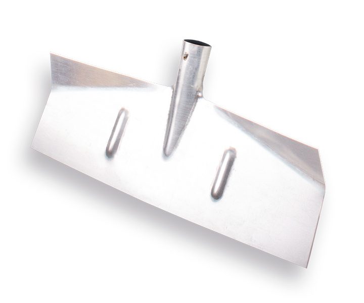 Sneeuwschuiver recht ATLAS 50x18cm uit staalplaat, zonder steel