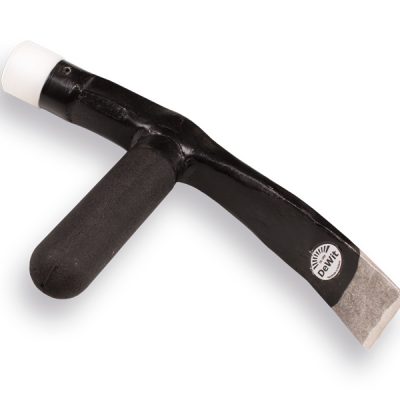 Straathamer DE WIT met fiberglas steel, met nylon dop, bekbreedte 50mm