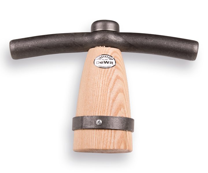 Tegelklopper DE WIT met houten klos