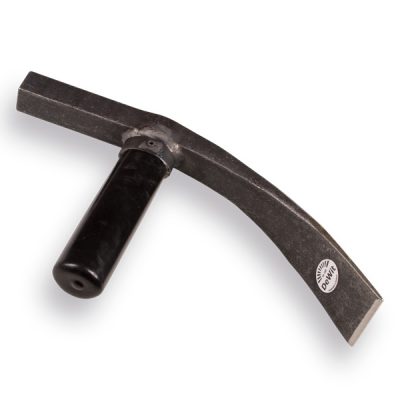 Straathamer DE WIT 5cm met Fiberglassteel, model Staphorst
