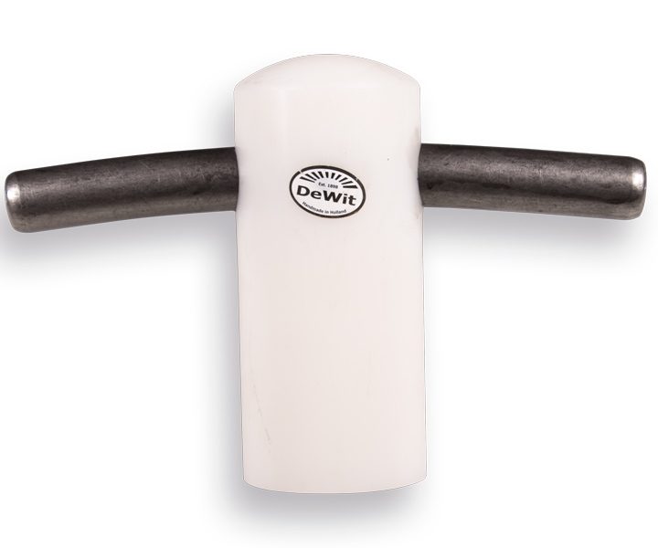 Tegelklopper DE WIT met nylon klos ⌀90mm