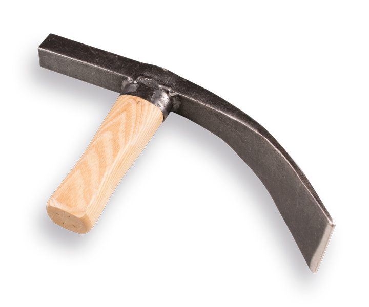 Straathamer DE WIT model STAPHORST, met houten steel, bekbreedte 70mm